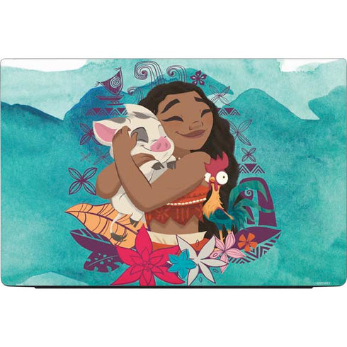 Disney Princess Moana with Pua and Heihei Dell Vostro Skin